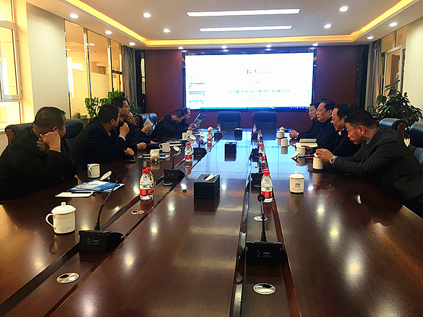 山西西銘礦、屯蘭礦領(lǐng)導(dǎo)來我司考察